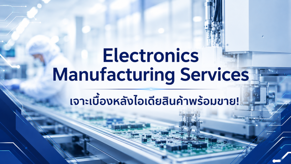 Electronics manufacturing services เจาะเบื้องหลังไอเดียสินค้าพร้อมขาย!