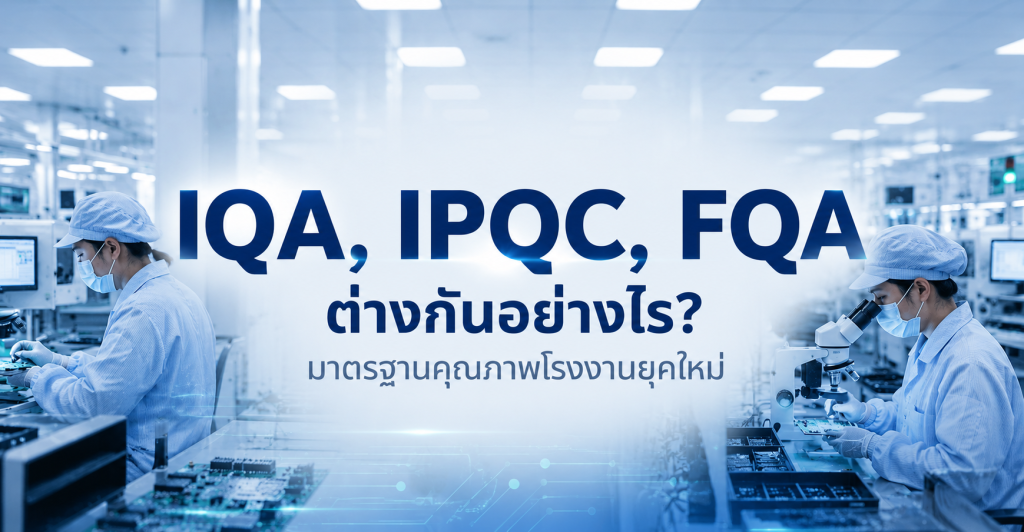 IQA, IPQC, FQA เบื้องหลังมาตรฐานโรงงานอิเล็กทรอนิกส์ยุคใหม่