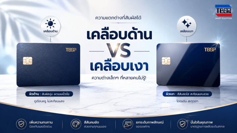 เคลือบด้าน vs เคลือบเงา ต่างกันอย่างไร? เลือกแบบไหนดี